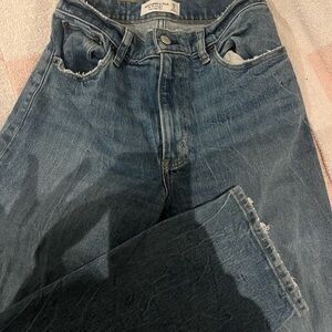 Abercrombie & Fitch Blue Straight Leg Jeans